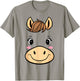 Horse Costume Cute Rubber Horse Face Halloween Men Women Kid T-Shirt - T-Shirt | Sand