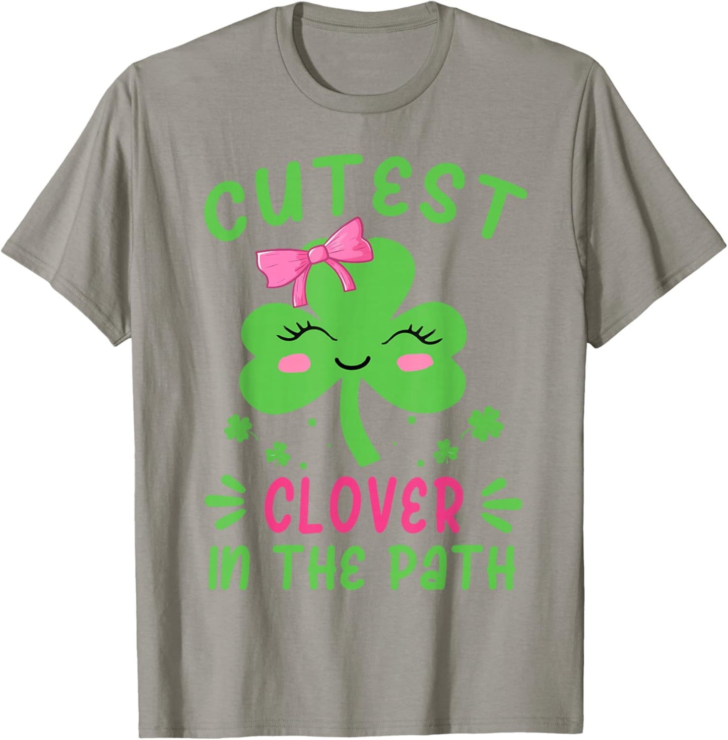 St Patrick Day Cutest Clover In The Patch Irish Girl Toddler T-Shirt - T-Shirt | Sand