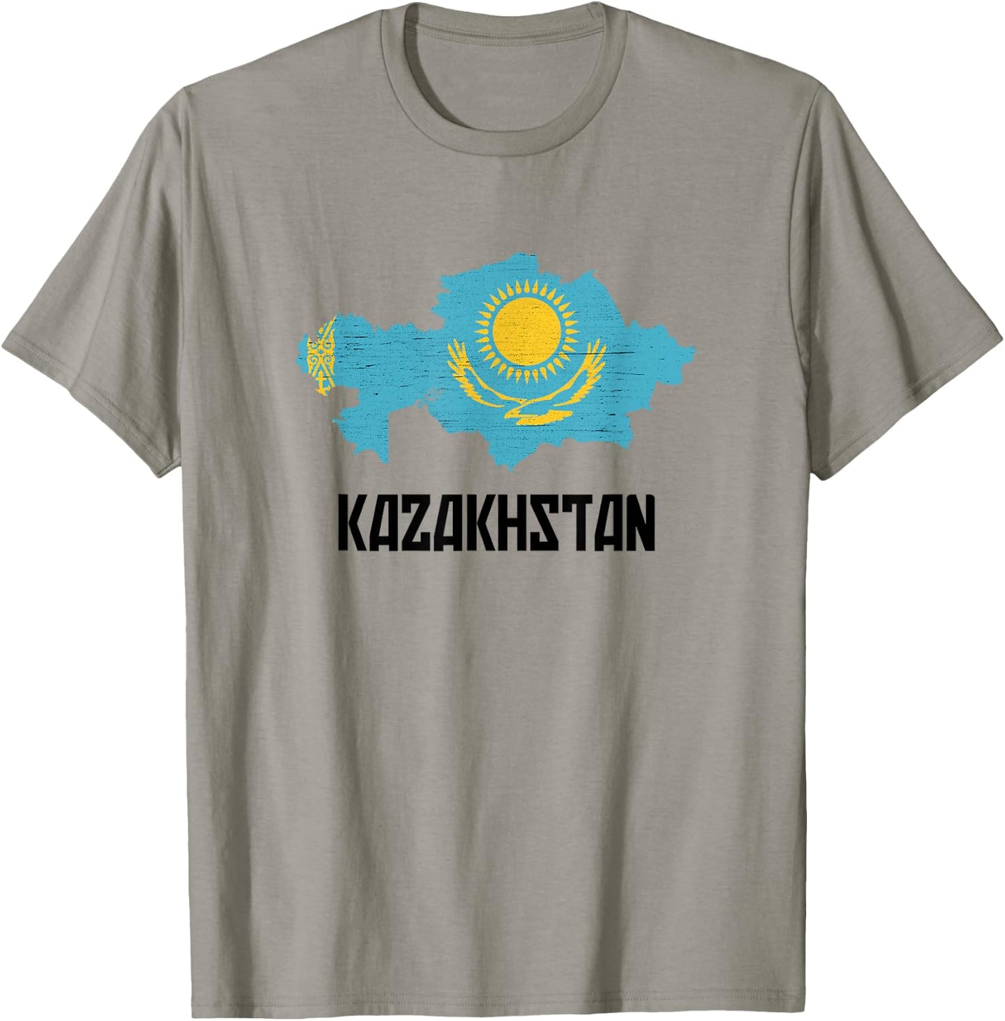 Republic of Kazakhstan Flag T-Shirt - T-Shirt | Sand