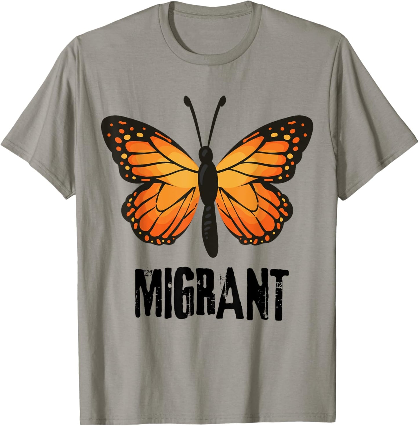 Migrant Monarchs Cute Entomology Butterflies Lover T-Shirt - T-Shirt | Sand