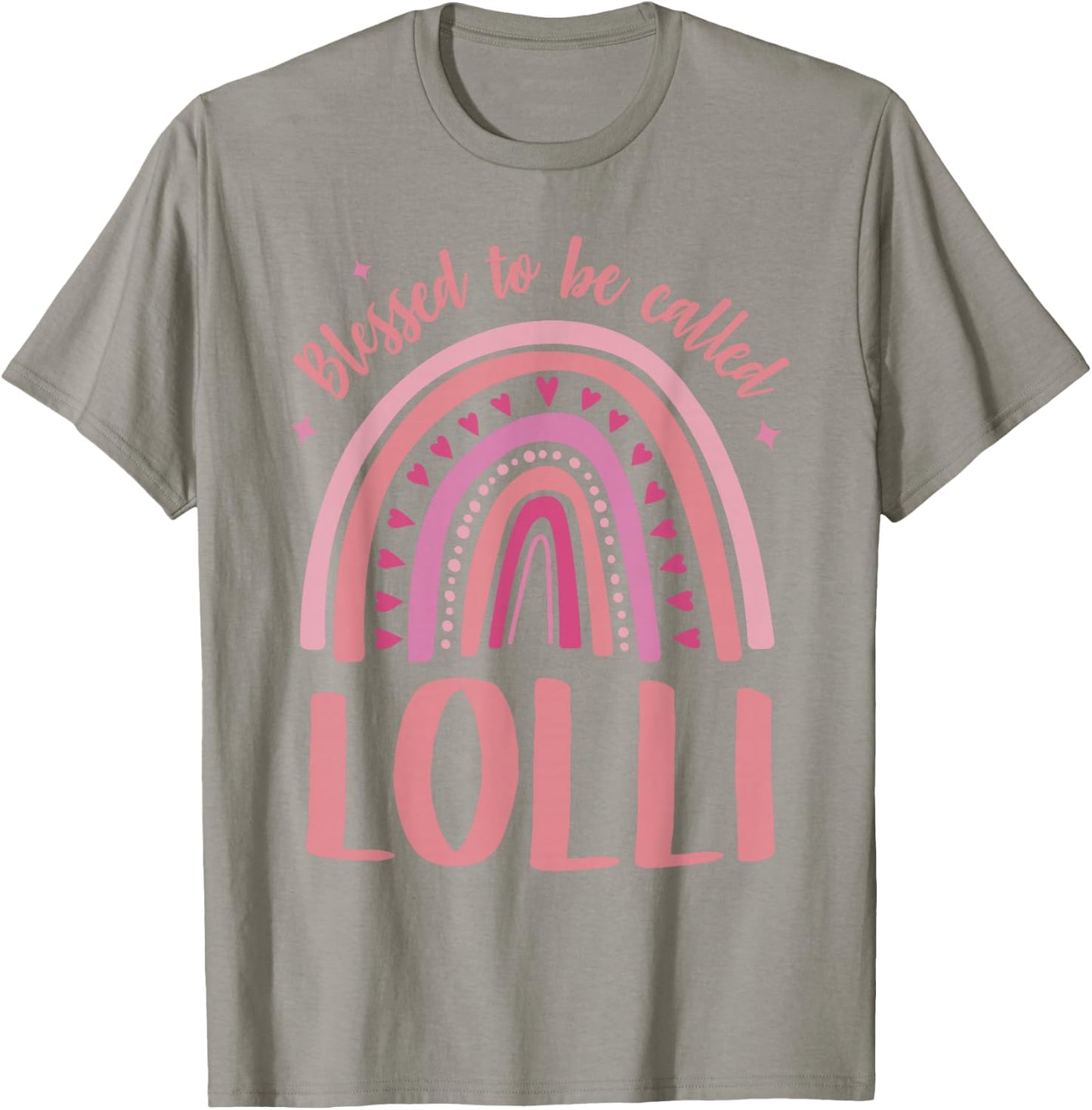 Lolli Grandma Blessed to be called Lolli T-Shirt - T-Shirt | Sand