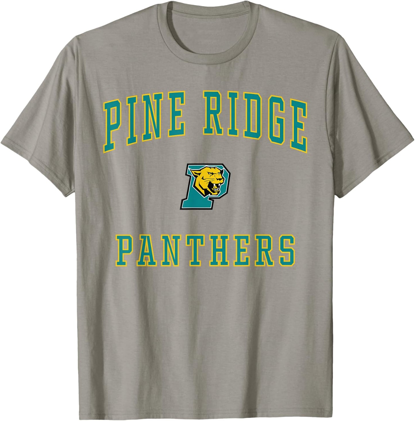 Pine Ridge High School Panthers T-Shirt - T-Shirt | Sand