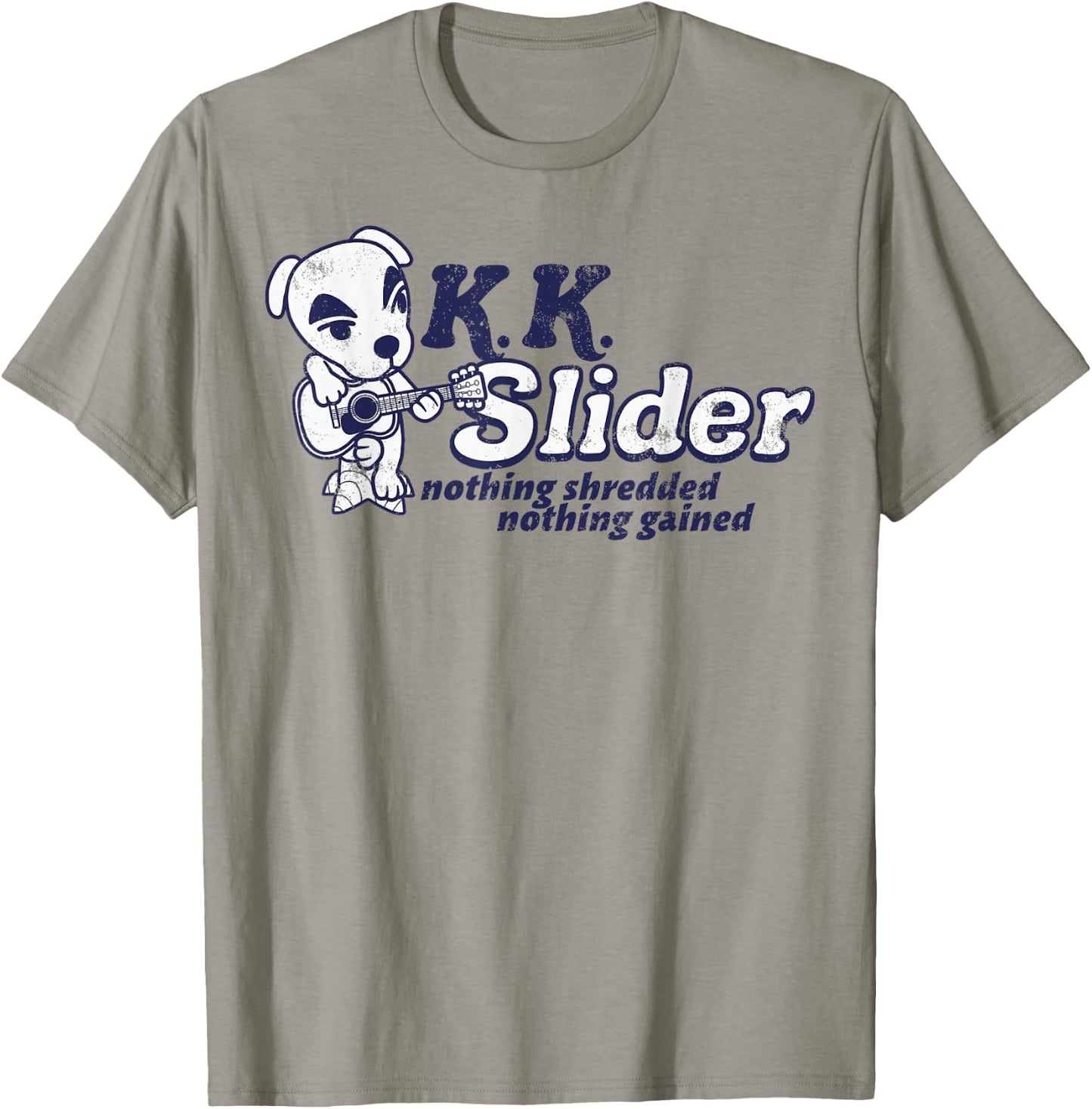 Animal Crossing K.K. Slider Nothing Shredded Nothing Gained T-Shirt - T-Shirt | Sand
