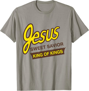 Jesus Sweet Savior King of Kings Christian Faith Apparel T-Shirt - T-Shirt | Sand