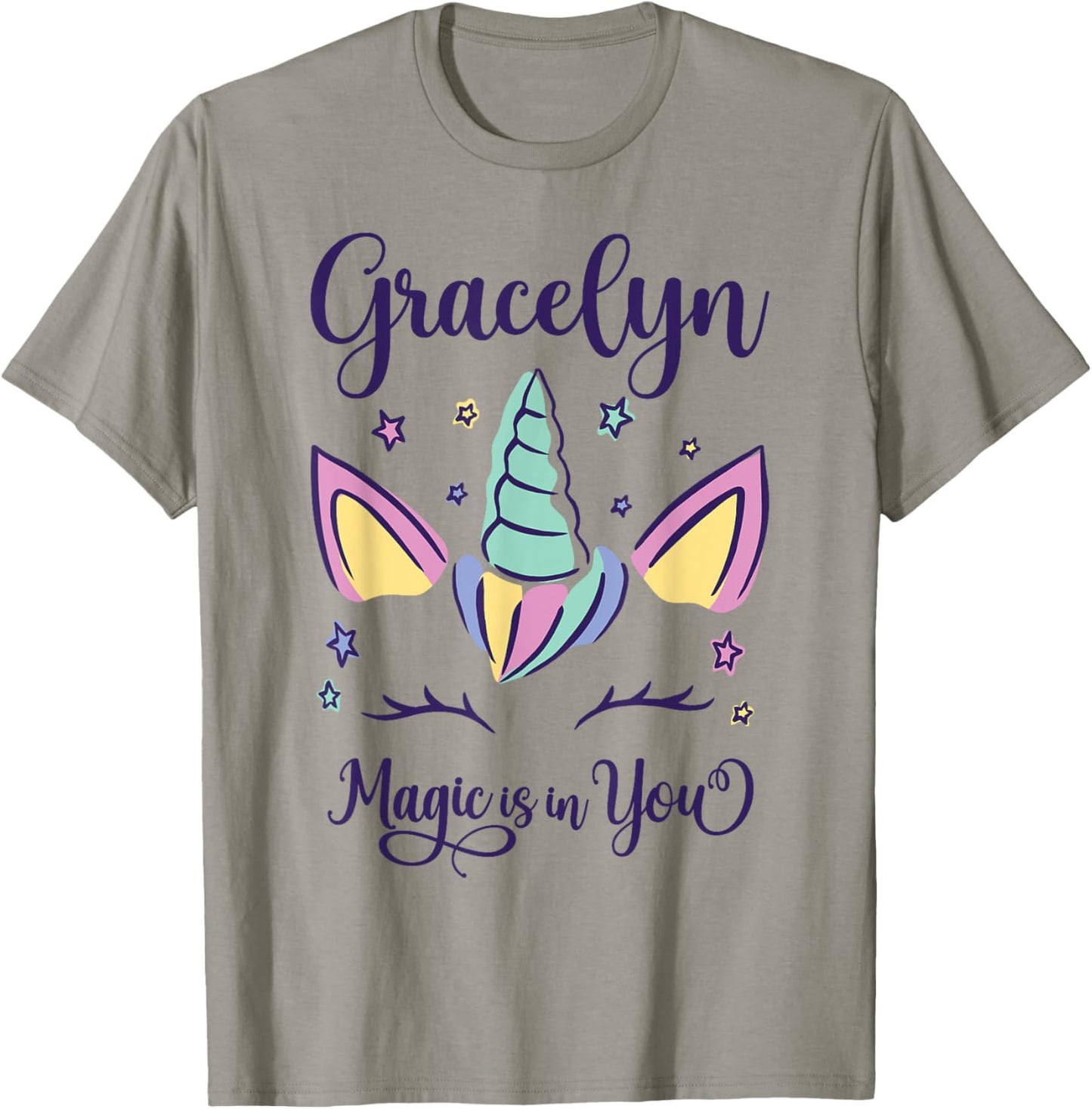 First Name Gracelyn Personalized Gracelyn T-Shirt - T-Shirt | Sand