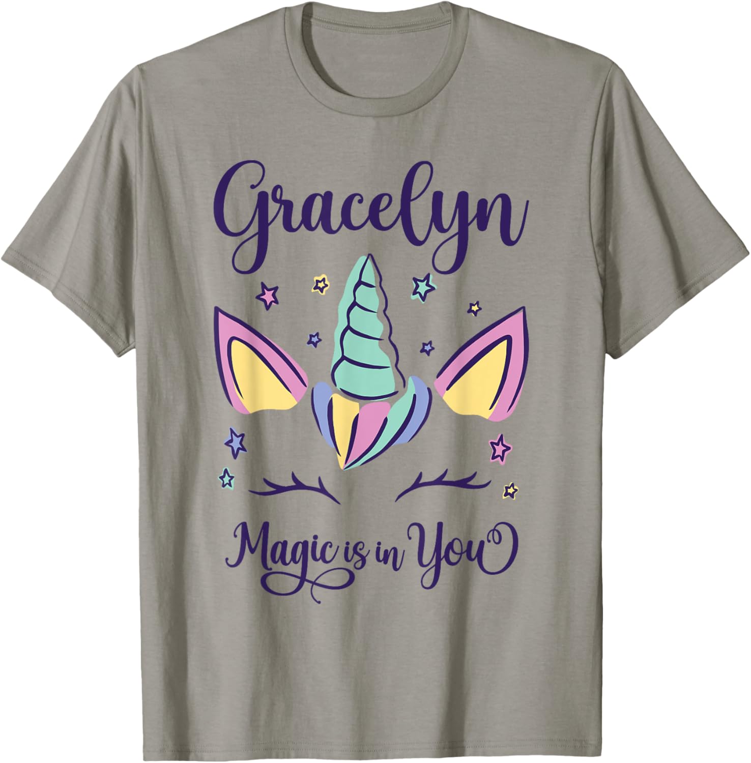 First Name Gracelyn Personalized Gracelyn T-Shirt - T-Shirt | Sand