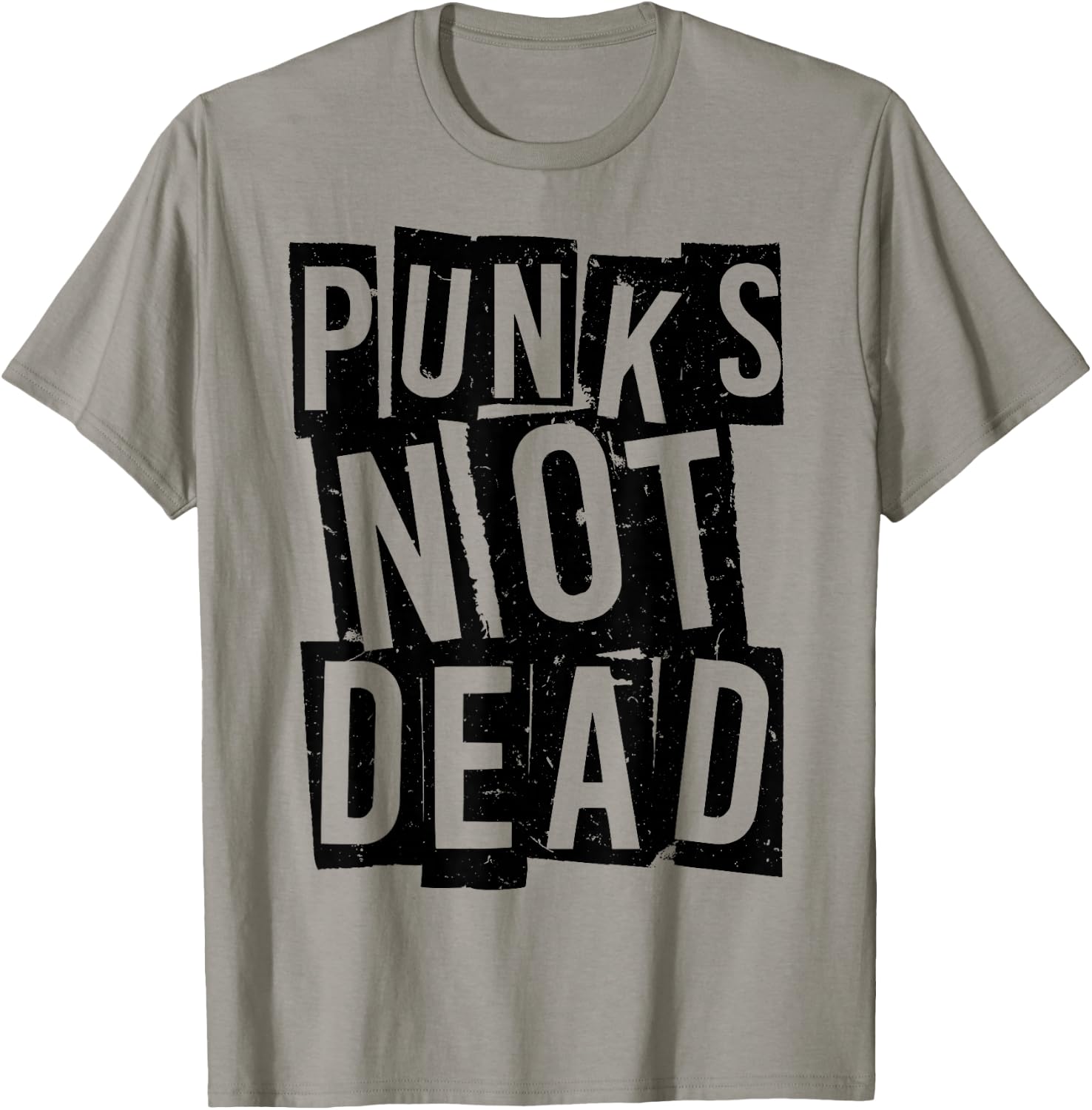 Punks Not Dead - Vintage Grunge - Punk Is Not Dead - Rock T-Shirt - T-Shirt | Sand
