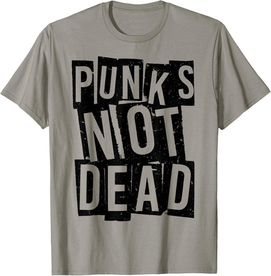 Punks Not Dead - Vintage Grunge - Punk Is Not Dead - Rock T-Shirt - T-Shirt | Sand