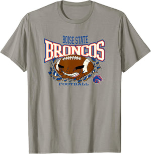 Boise State Broncos Football Bite Orange Officially Licensed T-Shirt - T-Shirt | Sand