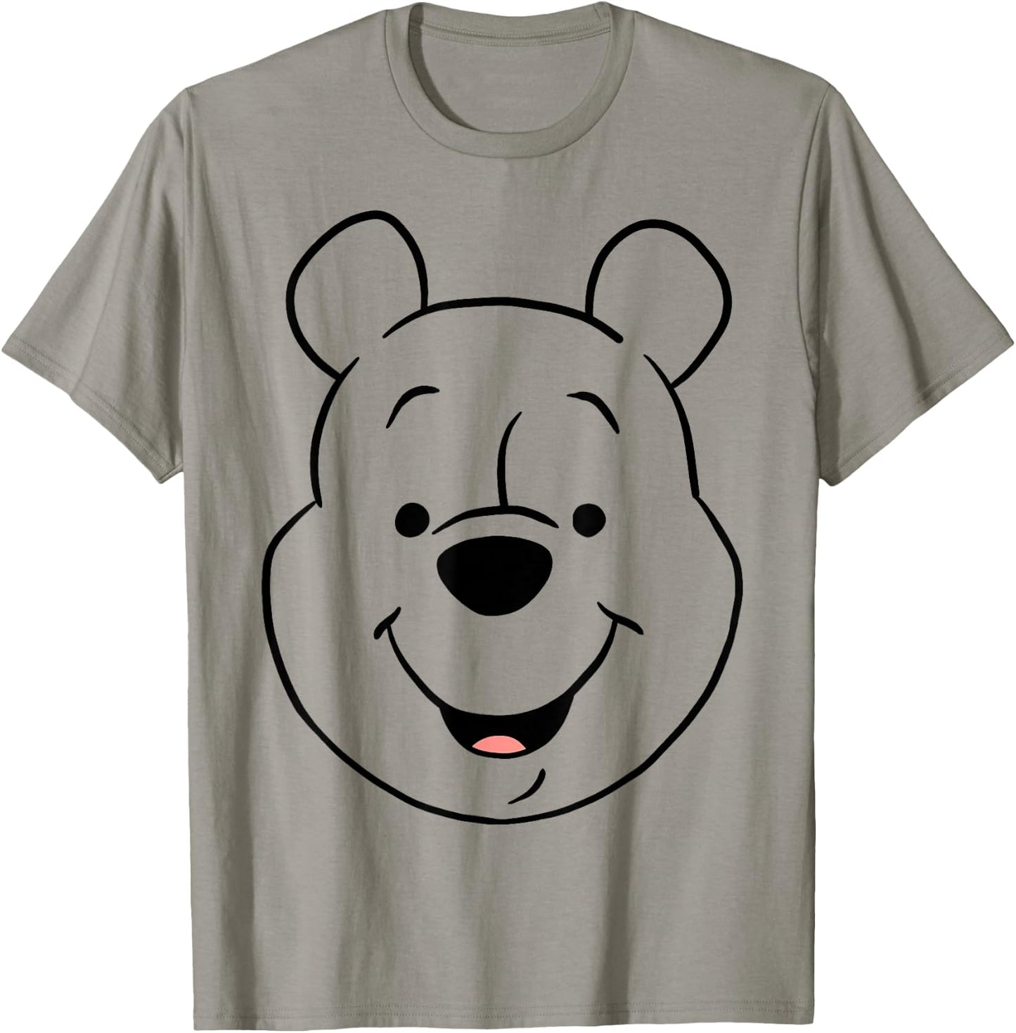 Disney Winnie The Pooh Pooh Bear Large Face T-Shirt - T-Shirt | Sand