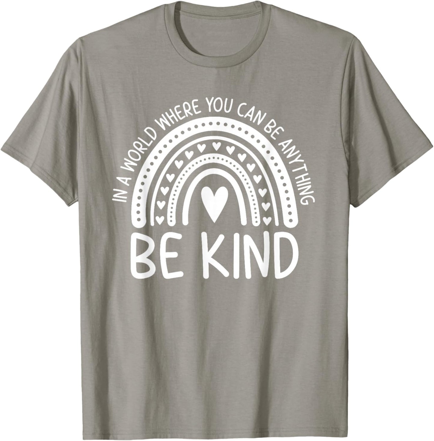 Be Kind Rainbow Orange Unity Day Anti Bullying T-Shirt - T-Shirt | Sand