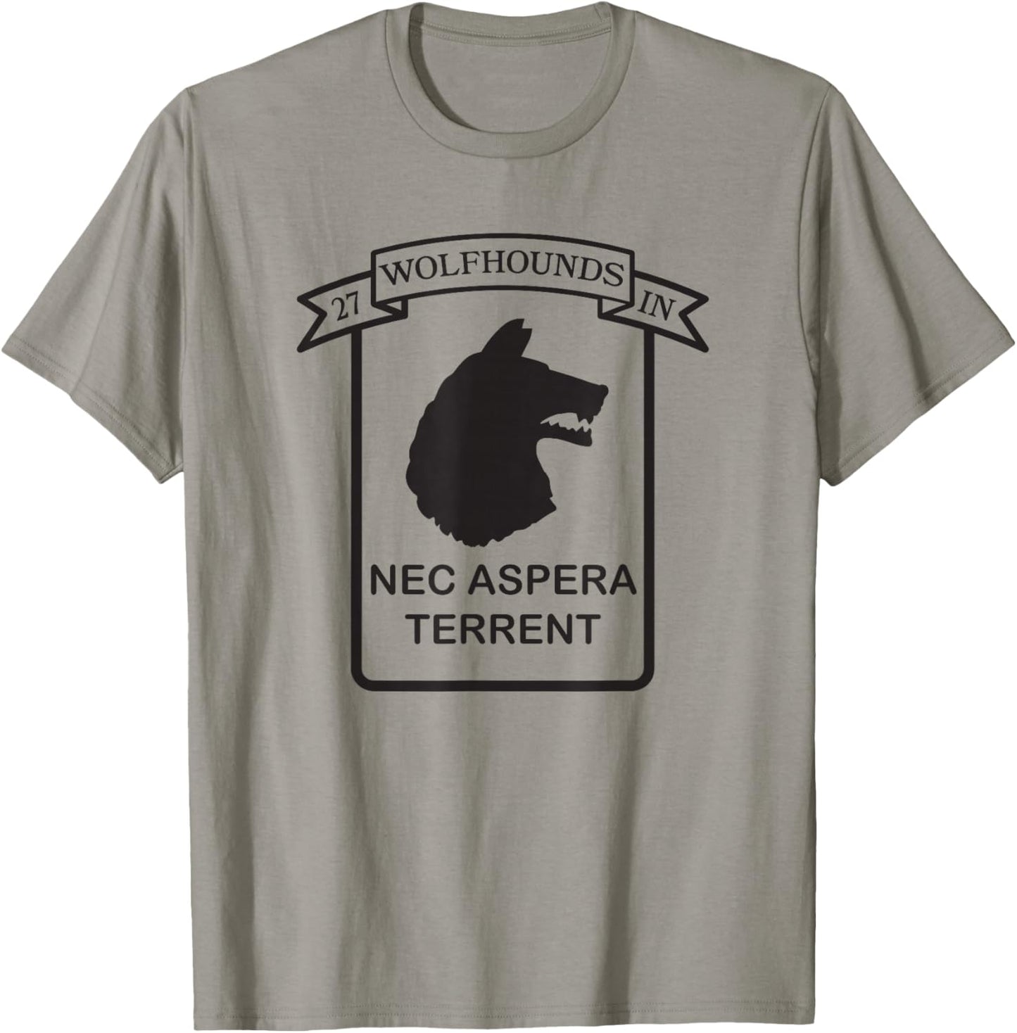 27th Infantry Regiment 25th Infantry Division Wolfhounds T-Shirt - T-Shirt | Sand