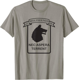 27th Infantry Regiment 25th Infantry Division Wolfhounds T-Shirt - T-Shirt | Sand