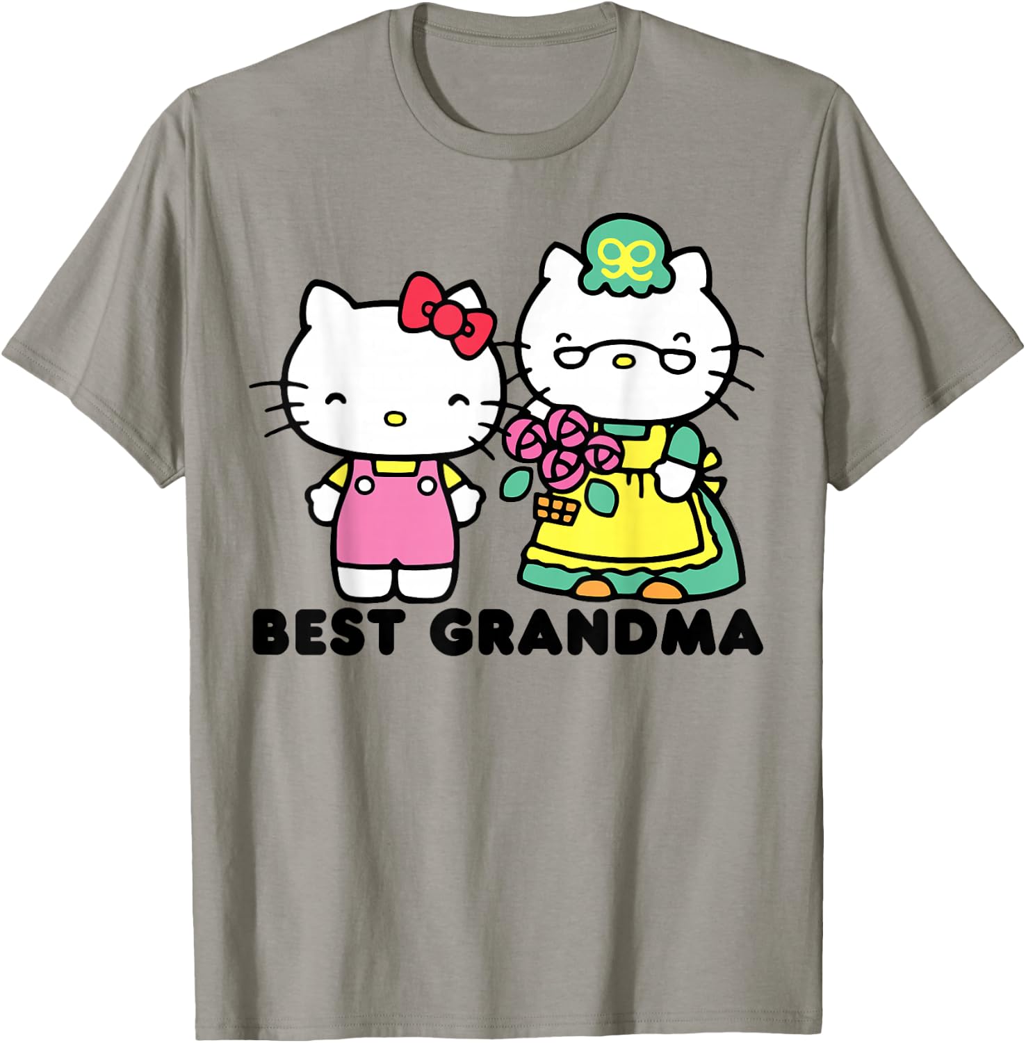 Hello Kitty Best Grandma T-Shirt - T-Shirt | Sand