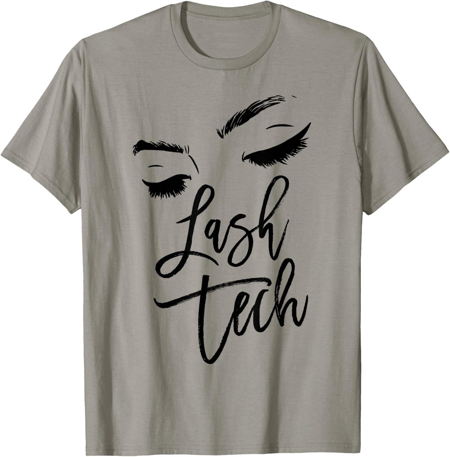 Lash Technician Gift - Cosmetologist Lash Tech women Eyelash T-Shirt - T-Shirt | Sand