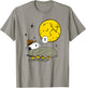 Peanuts - Snoopy Woodstock Nighttime Camping with Moon T-Shirt - T-Shirt | Sand