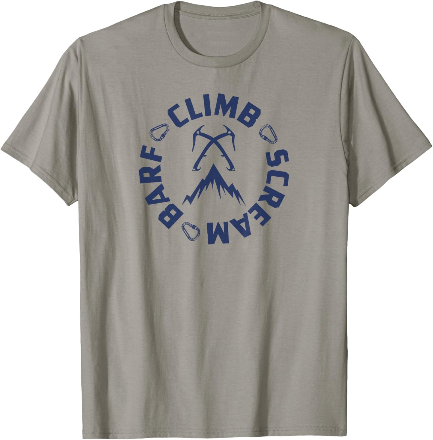 Ice Climbing Axe T-Shirt - T-Shirt | Sand