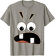 Funny Carrot Creepy Face Halloween costume Kids Men Women T-Shirt - T-Shirt | Sand