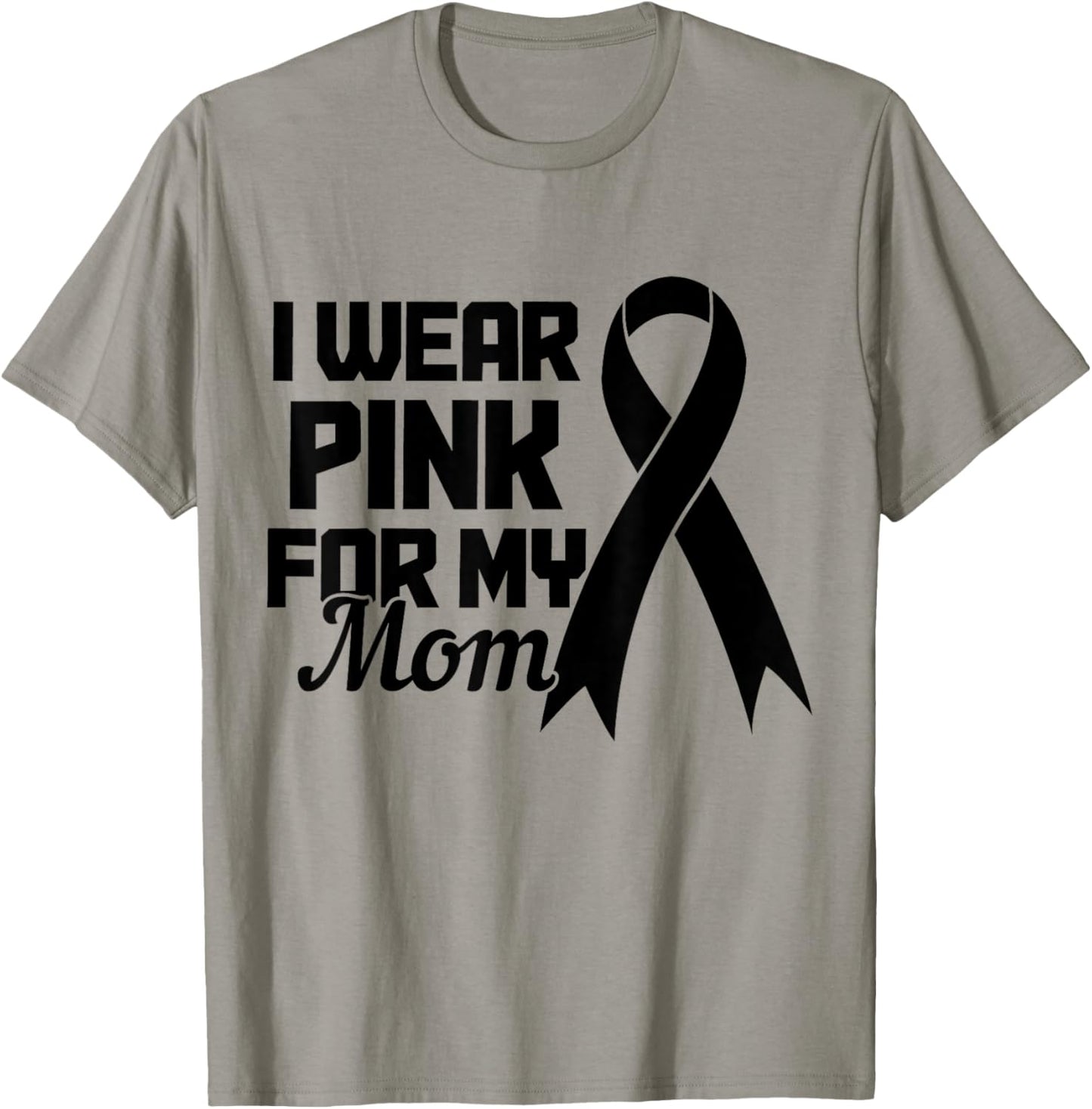 Breast Cancer Awareness Month October Pink Ribbon Support T-Shirt - T-Shirt | Sand