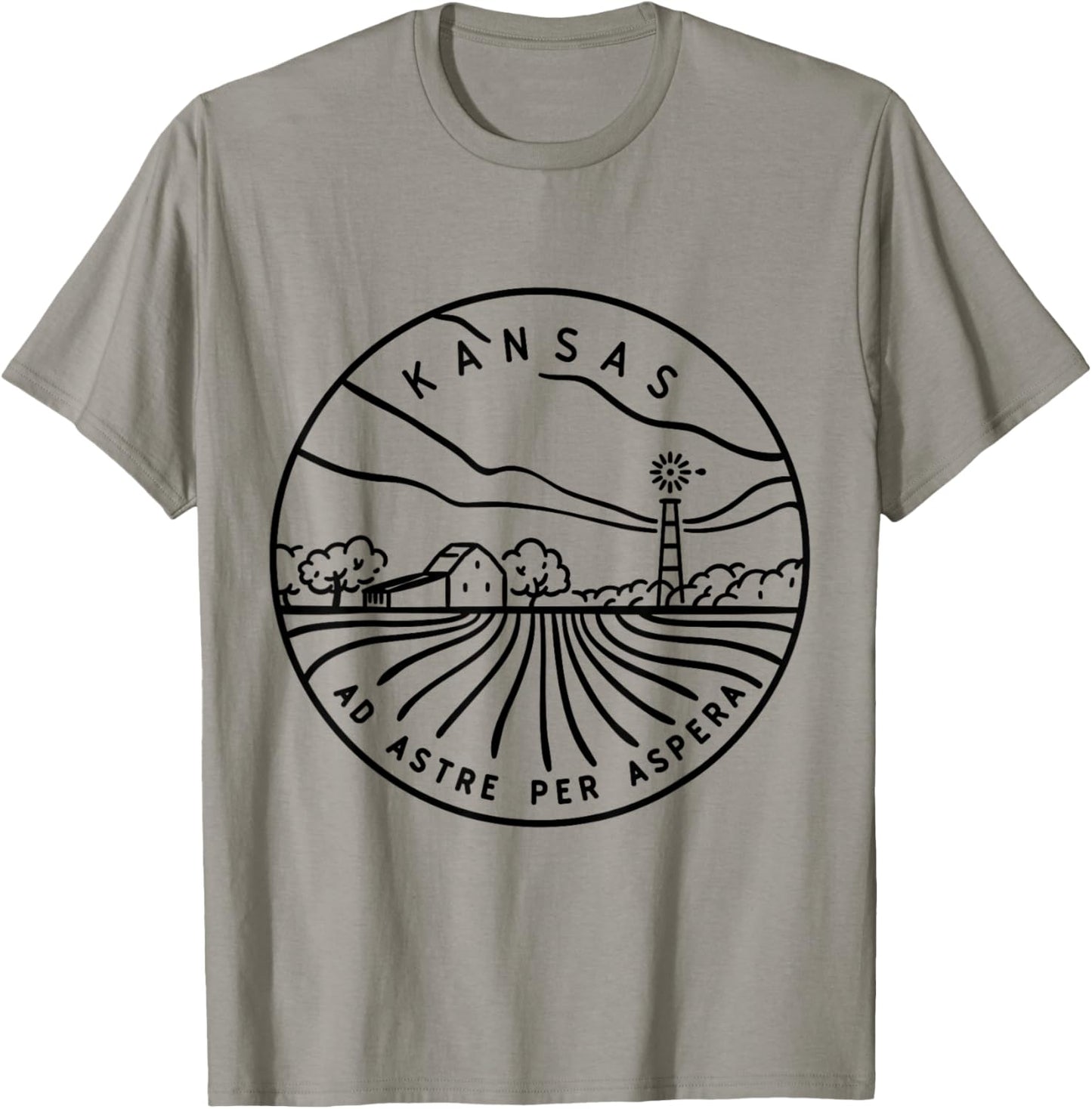 Kansas 1861 State of Kansas T-Shirt - T-Shirt | Sand