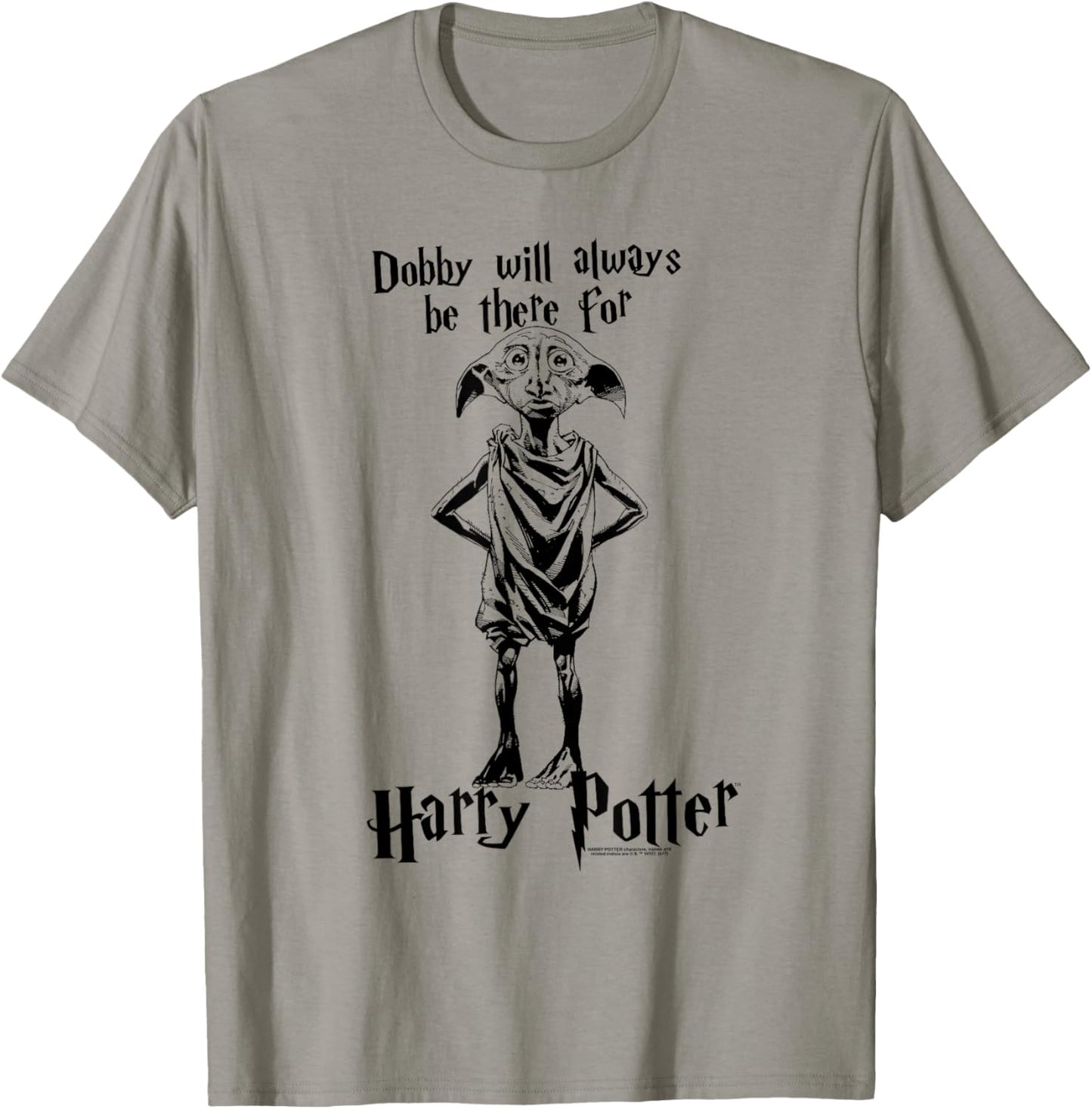Popfunk Harry Potter Dobby Will Always Be There -Adults White T-Shirt - T-Shirt | Sand