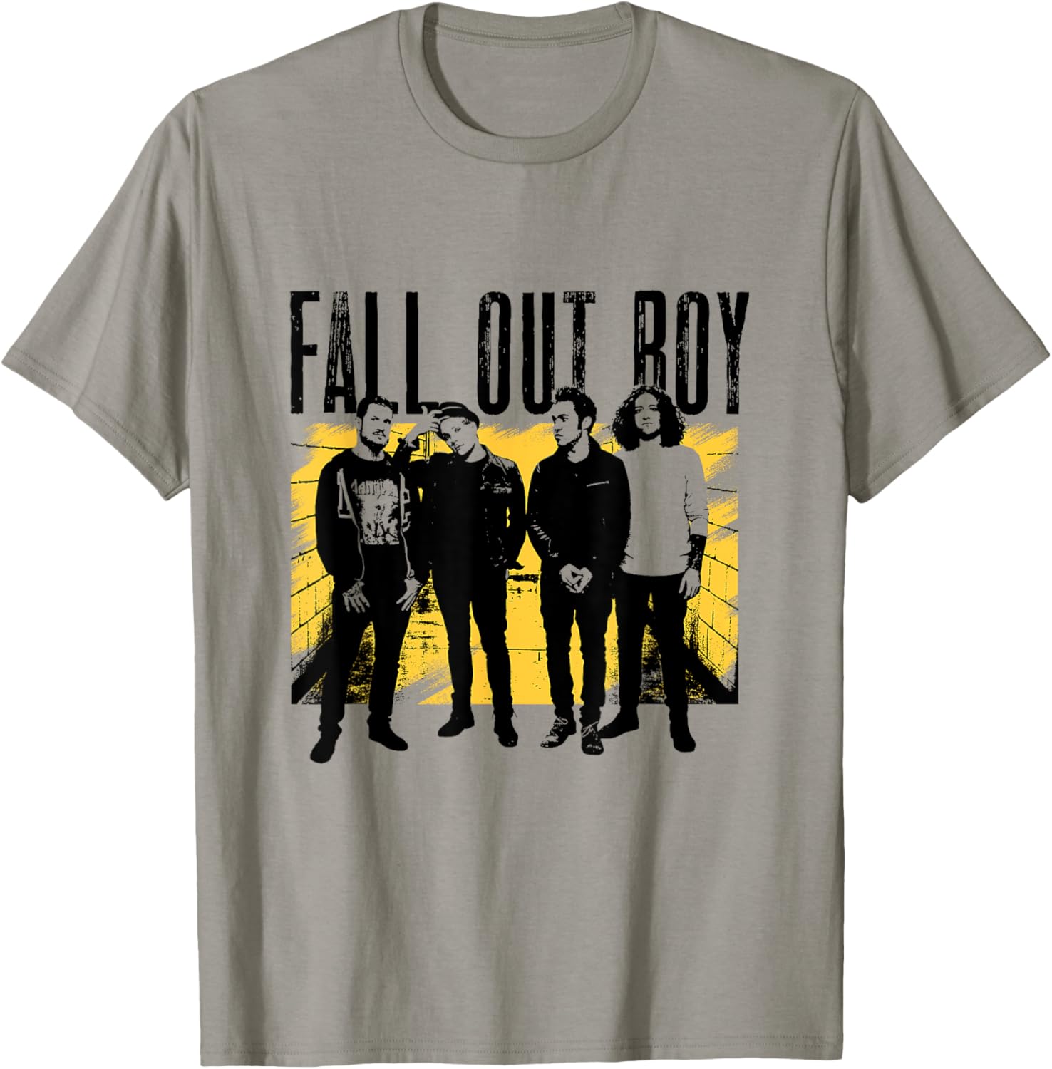 Fall Out Boy – Photo Block , white, S T-Shirt - T-Shirt | Sand