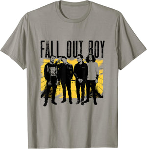Fall Out Boy – Photo Block , white, S T-Shirt - T-Shirt | Sand