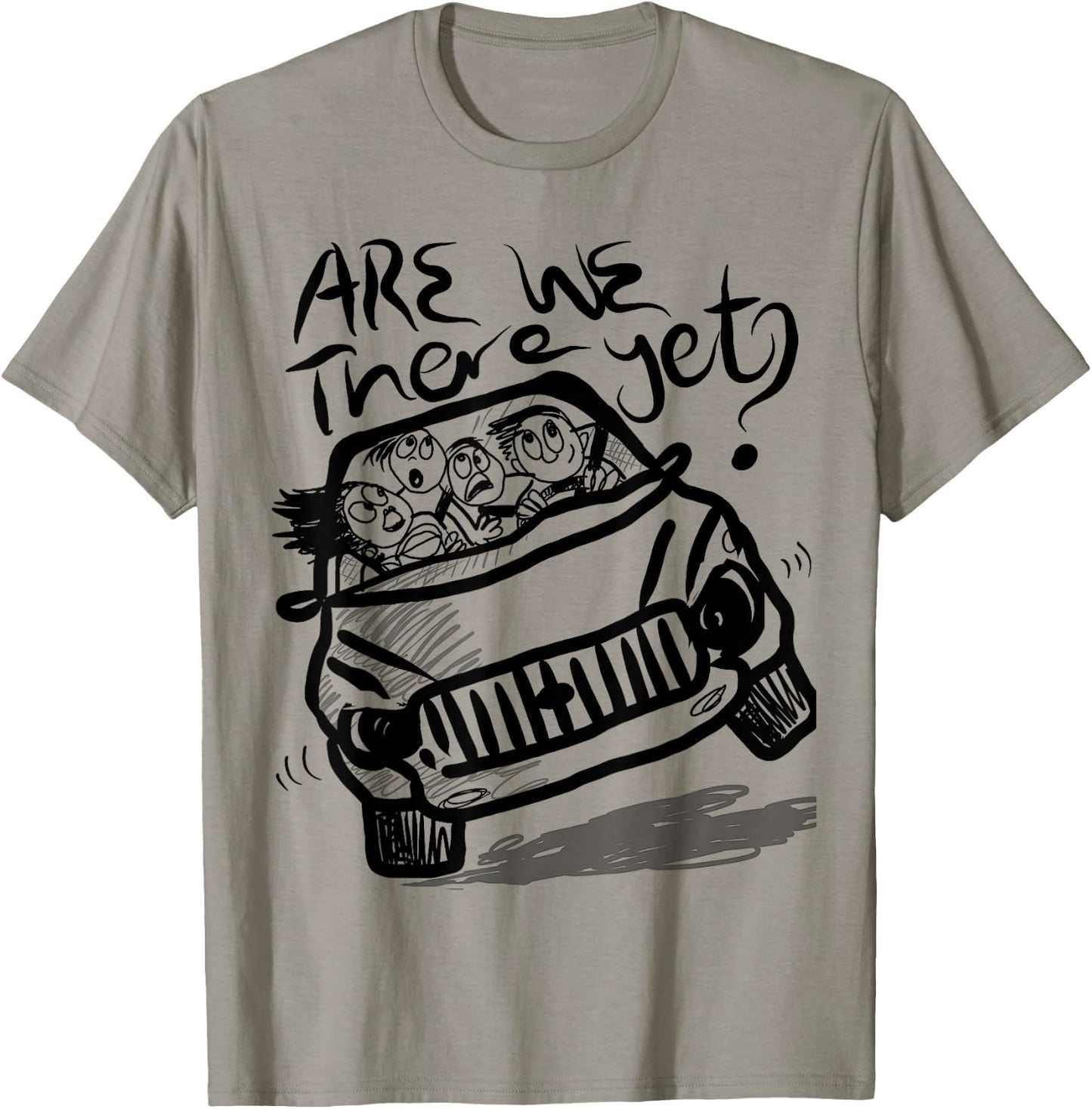 Are we there yet? funny family travel T-Shirt - T-Shirt | Sand