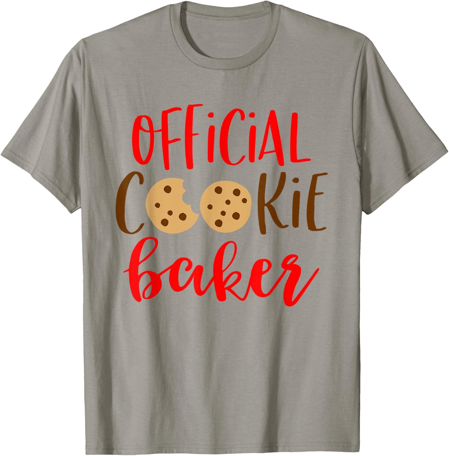 Official Cookie Baker Shirt Friends Family Christmas Pajamas T-Shirt - T-Shirt | Sand