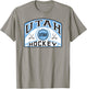 Utah Hockey Club Glide Gray Officially Licensed T-Shirt - T-Shirt | Sand