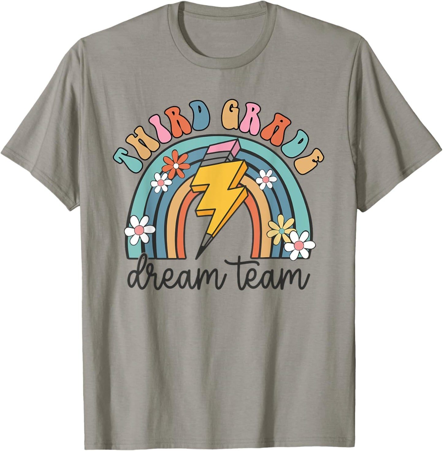Back To School Third Grade Teacher 3rd Grade Dream Team Women Kids T-Shirt - T-Shirt | Sand