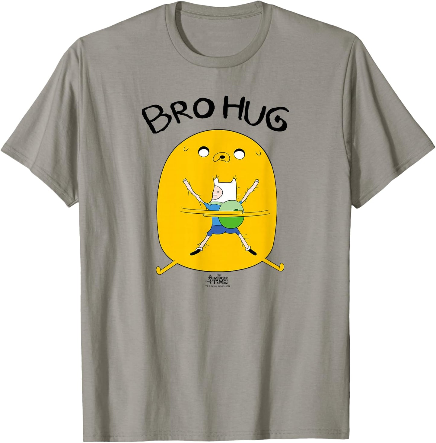 Adventure Time Jake Bro Hug T-Shirt - T-Shirt | Sand