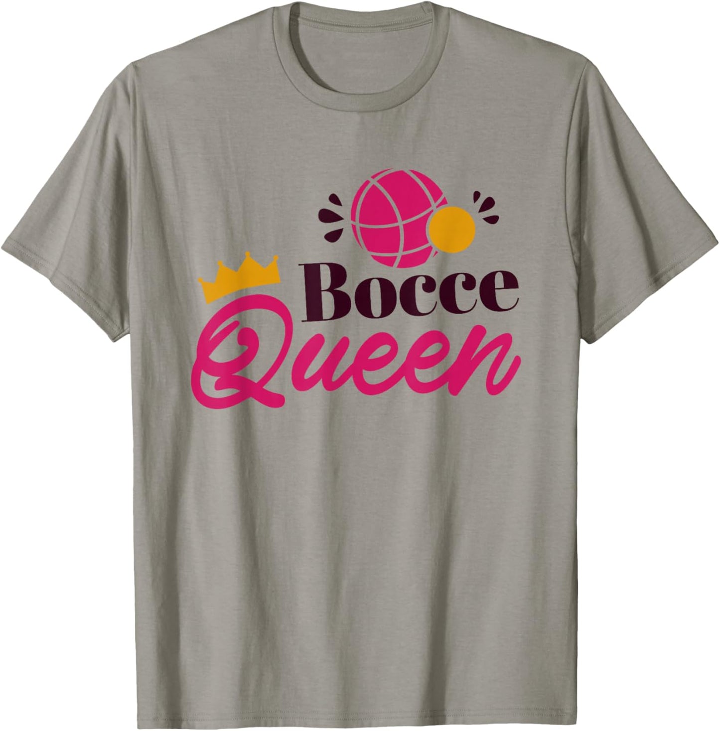 Women Bocce Ball Player, Italian Bocce Queen T-Shirt - T-Shirt | Sand