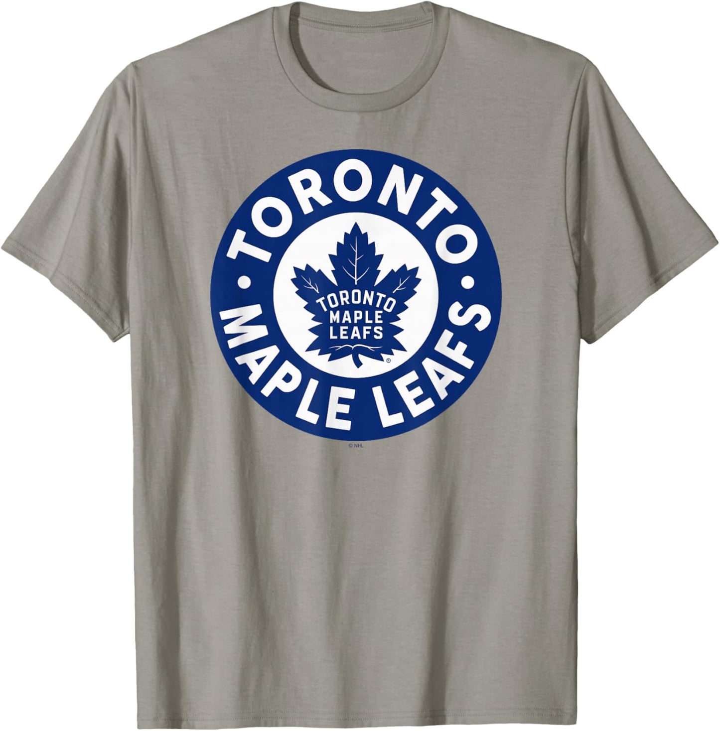Toronto Maple Leafs Symbol Gray Officially Licensed T-Shirt - T-Shirt | Sand