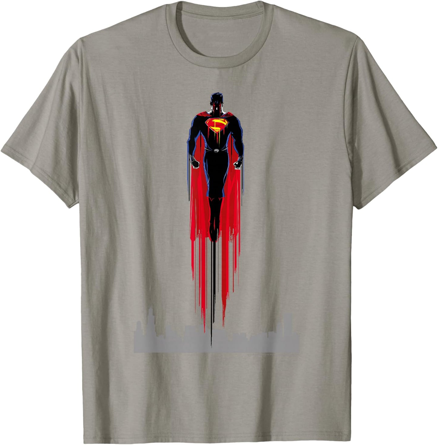 Superman Man of Steel Red Streak T Shirt T-Shirt - T-Shirt | Sand