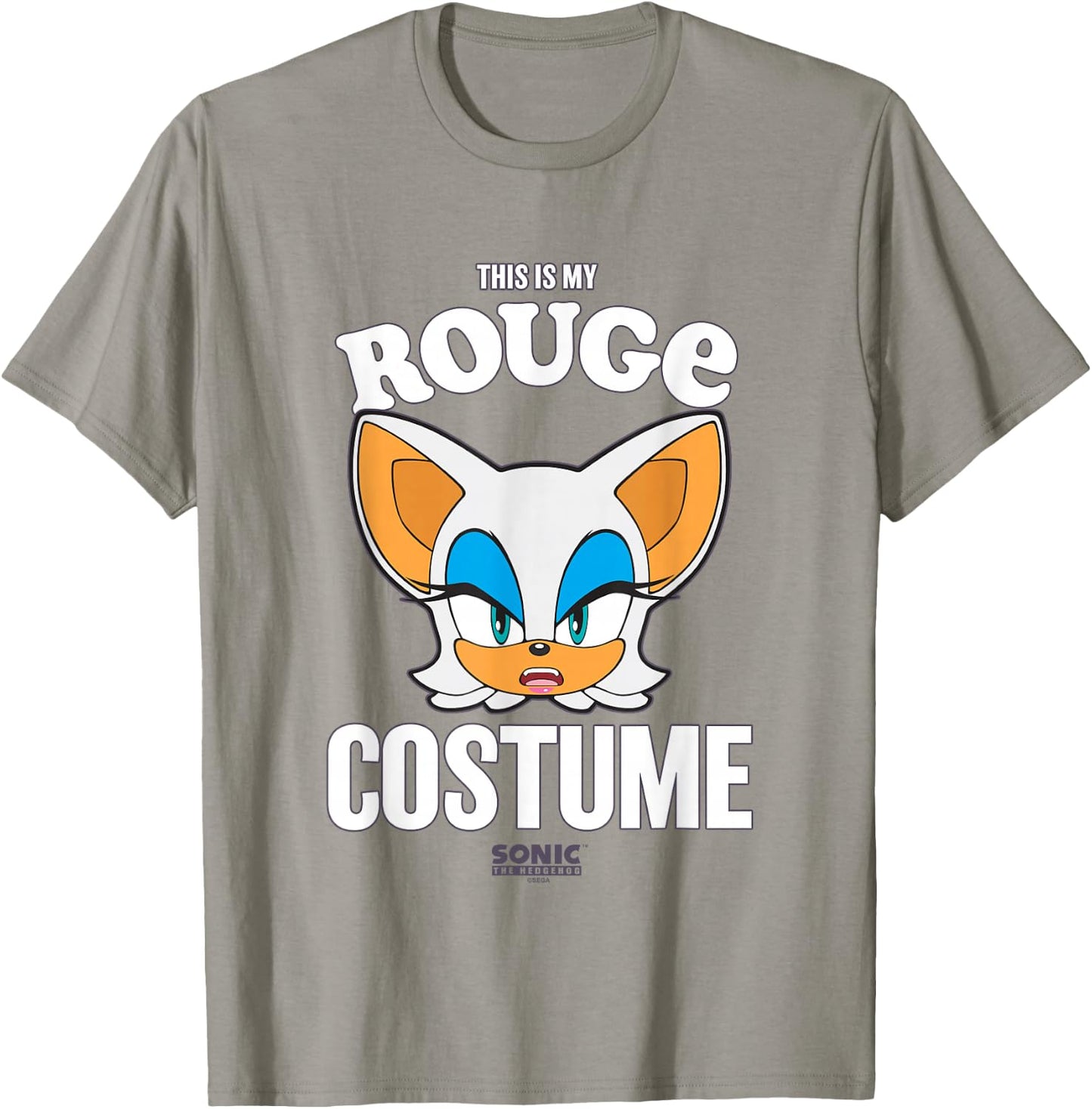 Sonic The Hedgehog Halloween This Is My Rouge Costume T-Shirt - T-Shirt | Sand