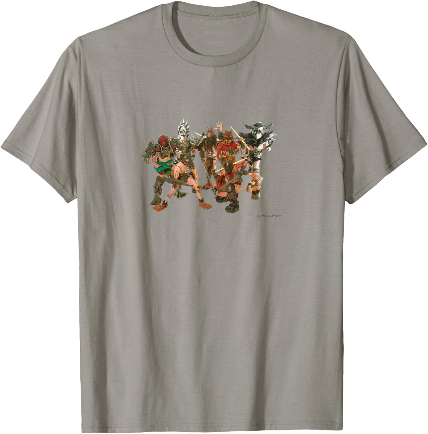 GWAR Heavy Metal Band by George DuBose T-Shirt - T-Shirt | Sand