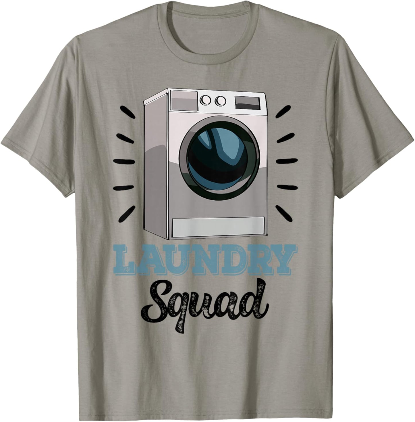 Laundry Squad Mechanic Funny Women Washing Machine T-Shirt - T-Shirt | Sand