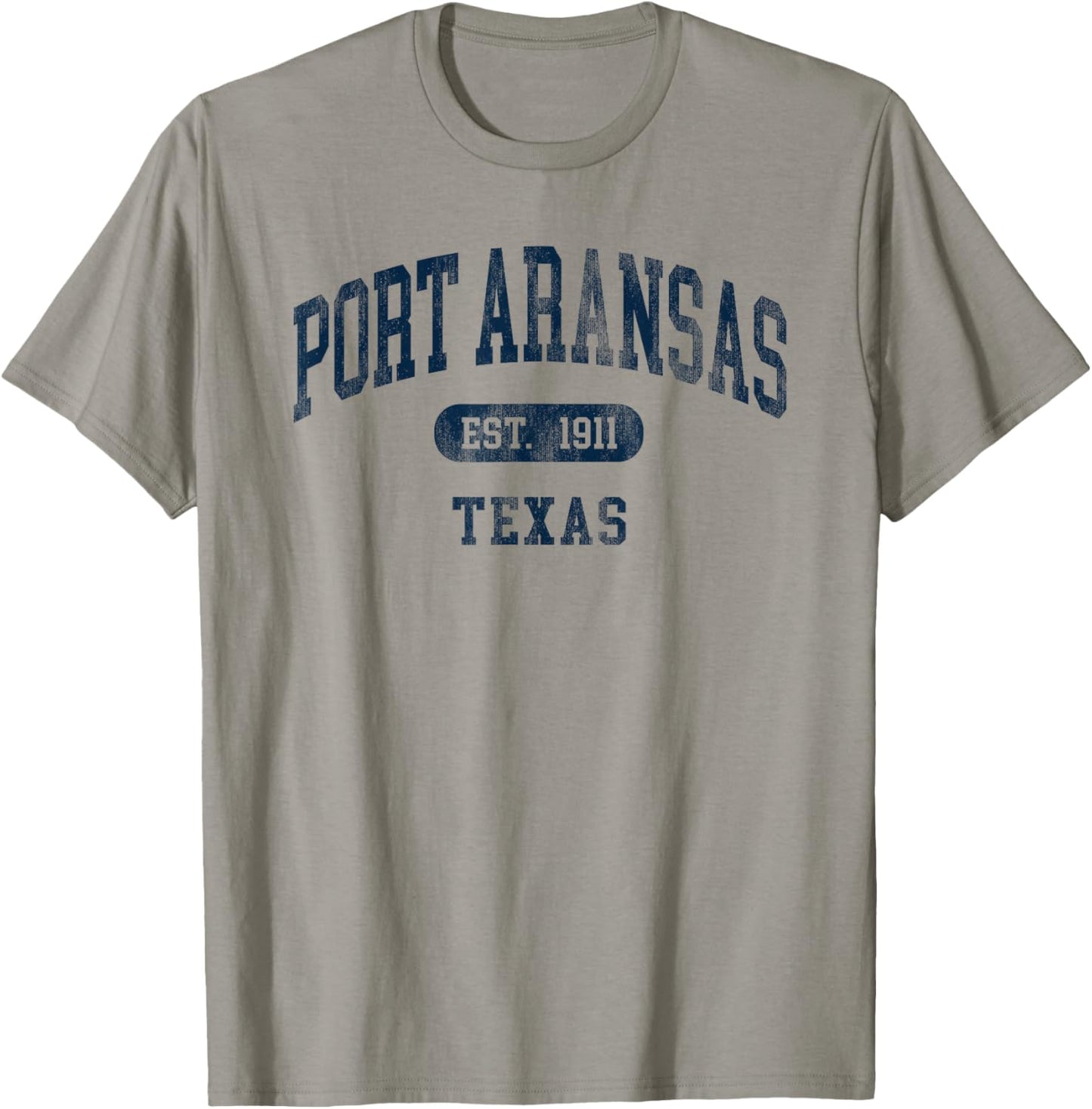 Port Aransas Texas Retro Preppy Throwback Souvenir T-Shirt - T-Shirt | Sand