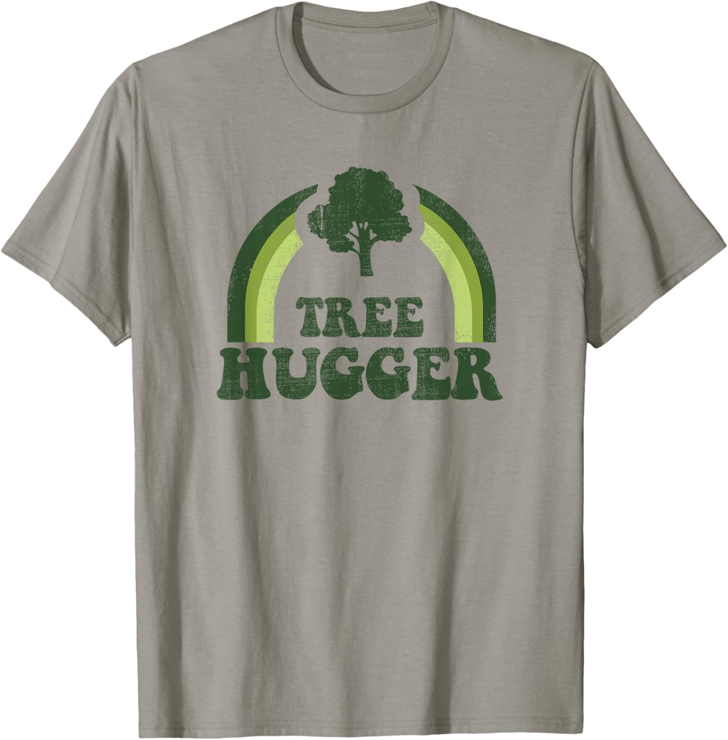 Tree Hugger Vintage Retro Nature Environmental Earth Day T-Shirt - T-Shirt | Sand