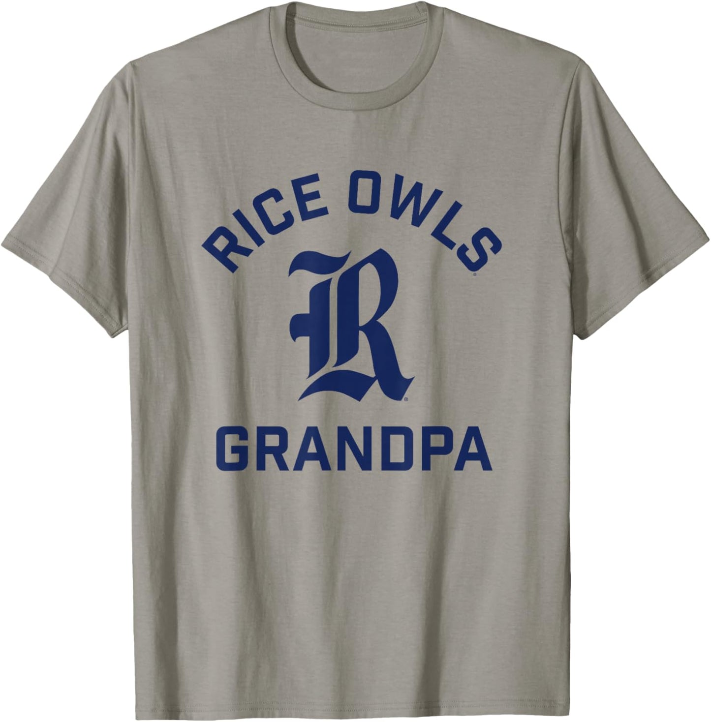 Rice University Owls Arched Grandpa T-Shirt - T-Shirt | Sand