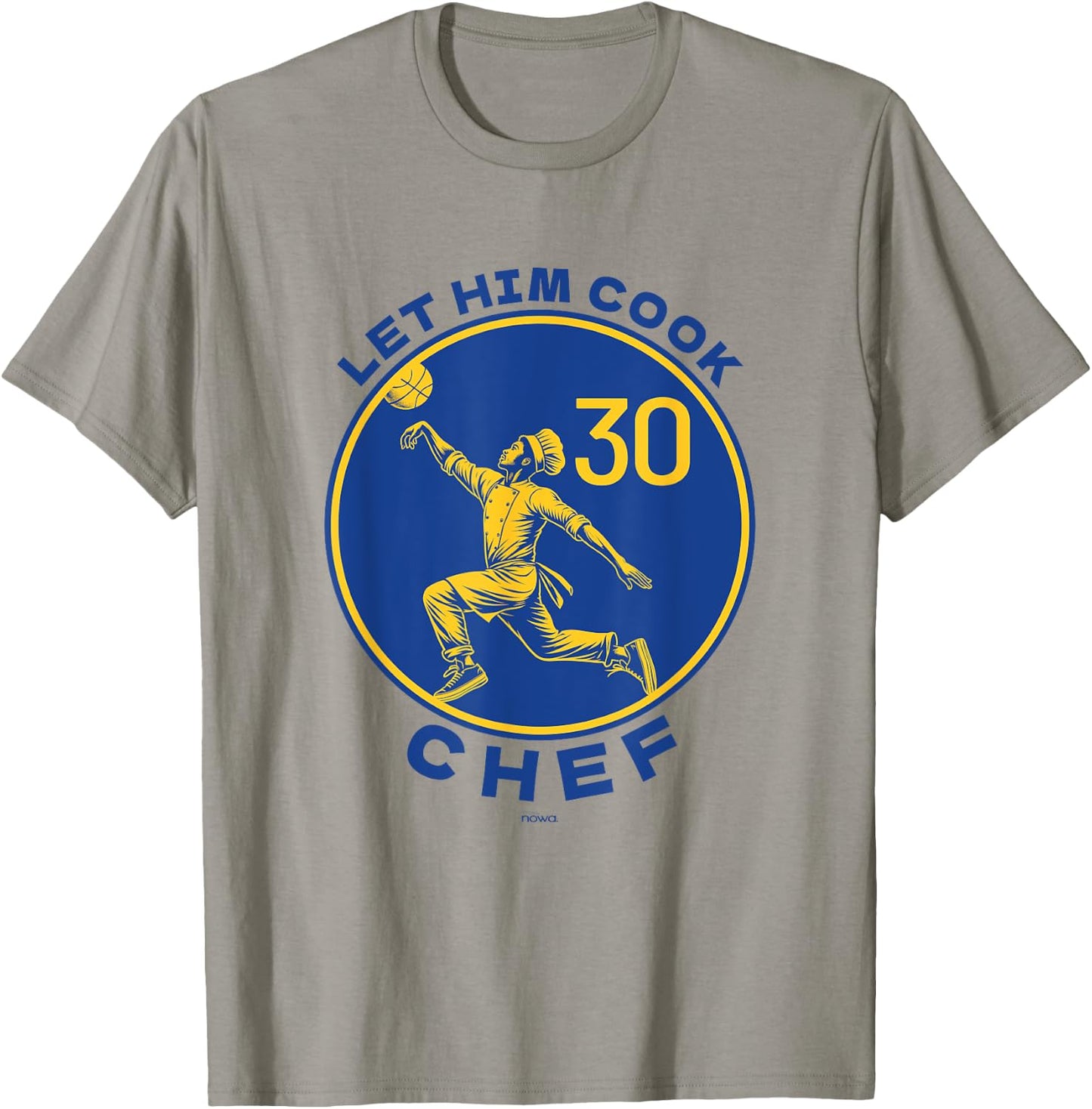 Let the Chef Cook Funny Basketball Court Legend Motivation T-Shirt - T-Shirt | Sand