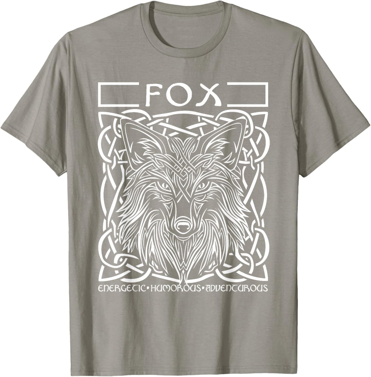 St Patricks Day Celtic Knot Zodiac Fox March 18 - April 14 T-Shirt - T-Shirt | Sand