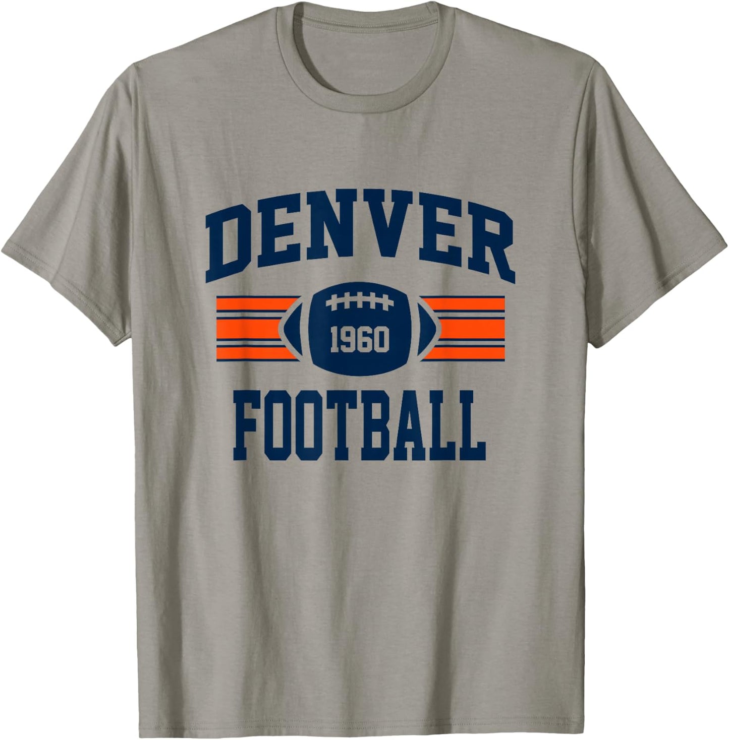 Denver Football Athletic Vintage Sports Team Fan Gift T-Shirt - T-Shirt | Sand