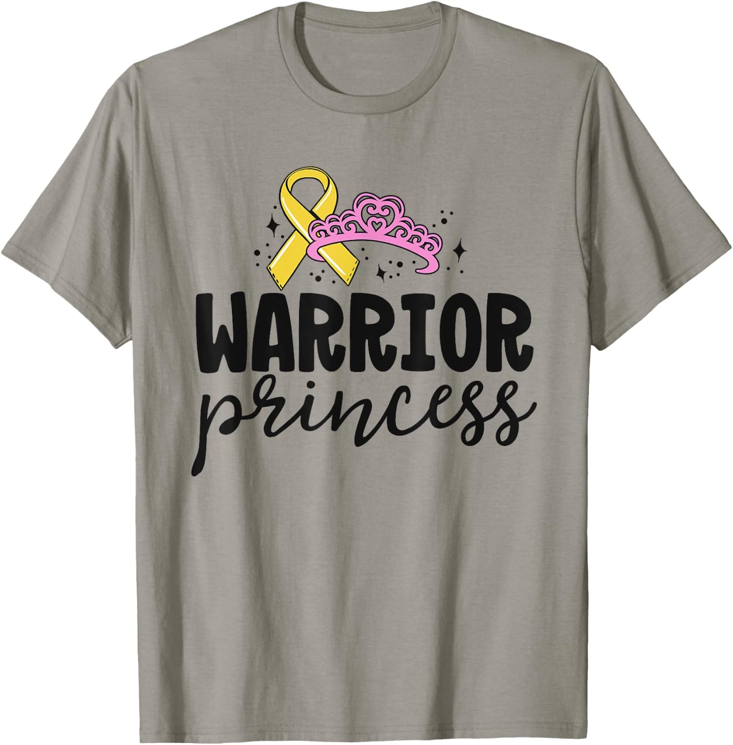 Childhood Cancer Shirts For Kids Boy Girl Warrior Princess T-Shirt - T-Shirt | Sand
