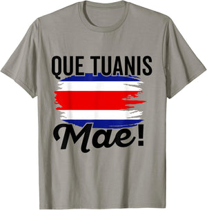Costa Rica Flag Men Women Costa Rican Camiseta Hombre Mujer T-Shirt - T-Shirt | Sand