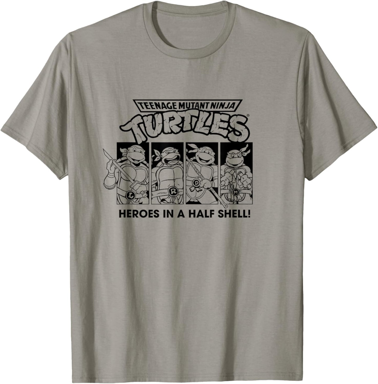 Teenage Mutant Ninja Turtles Heroes In A Half Shell Vintage T-Shirt - T-Shirt | Sand