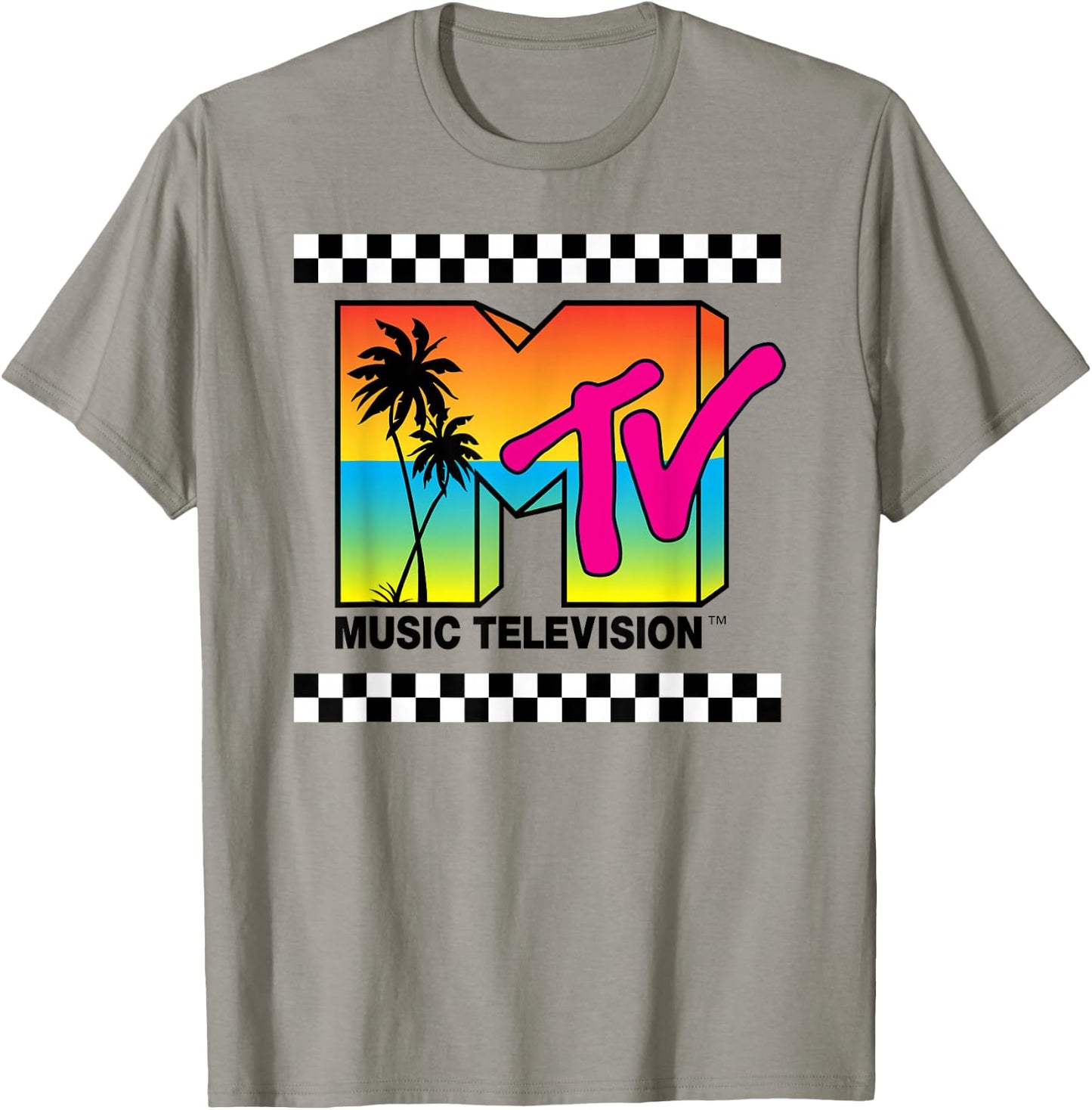 MTV Sunset Logo T-Shirt - T-Shirt | Sand