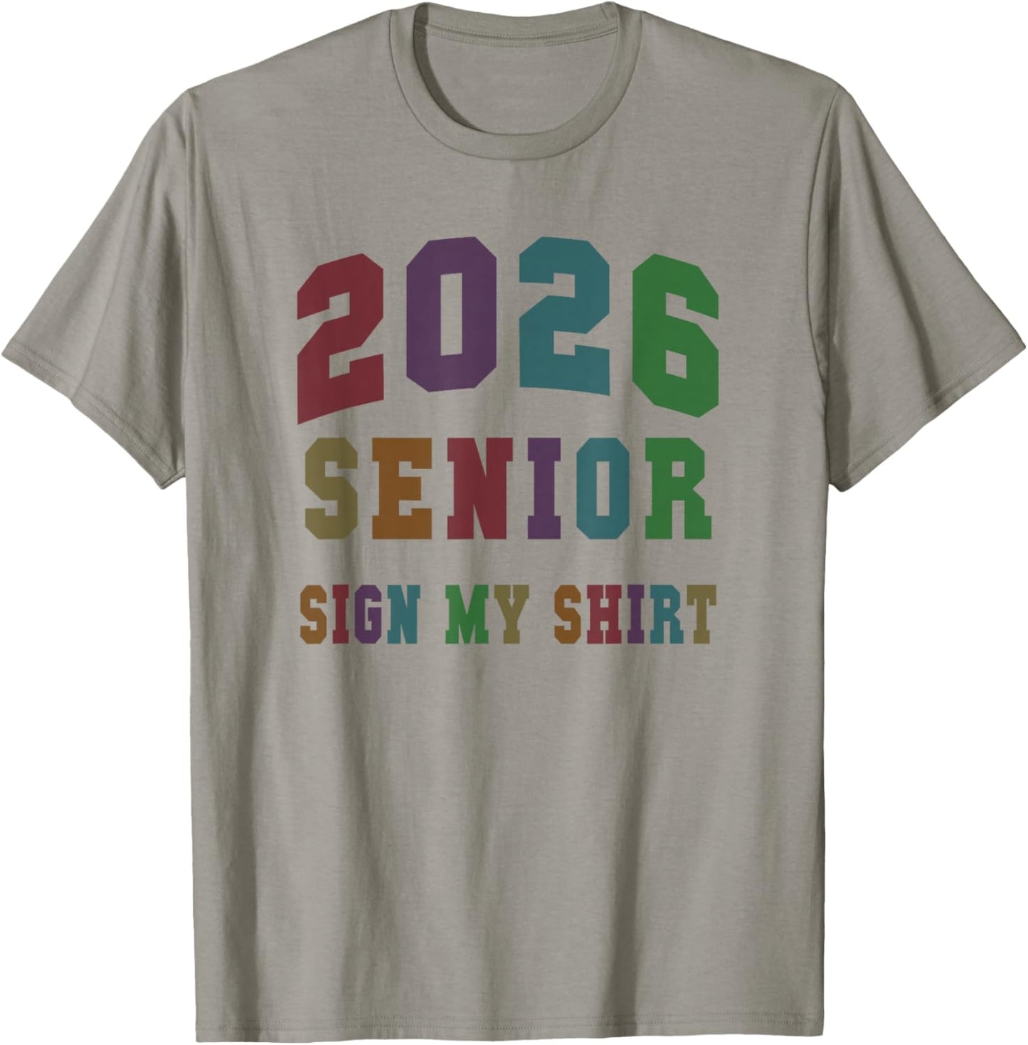 Officially Class of 2026 Senior Sign My Shirt Rule Rocks T-Shirt - T-Shirt | Sand