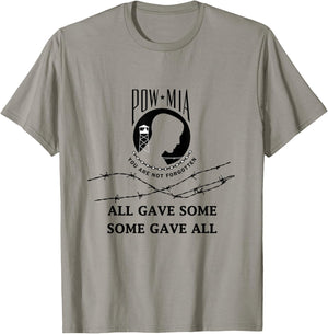 All Gave Some Some Gave All Pow Mia T-Shirt - T-Shirt | Sand